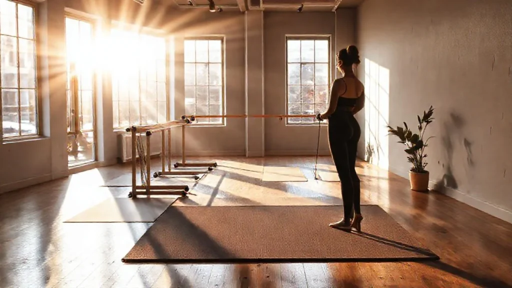 Estudio iluminado, sereno y activo