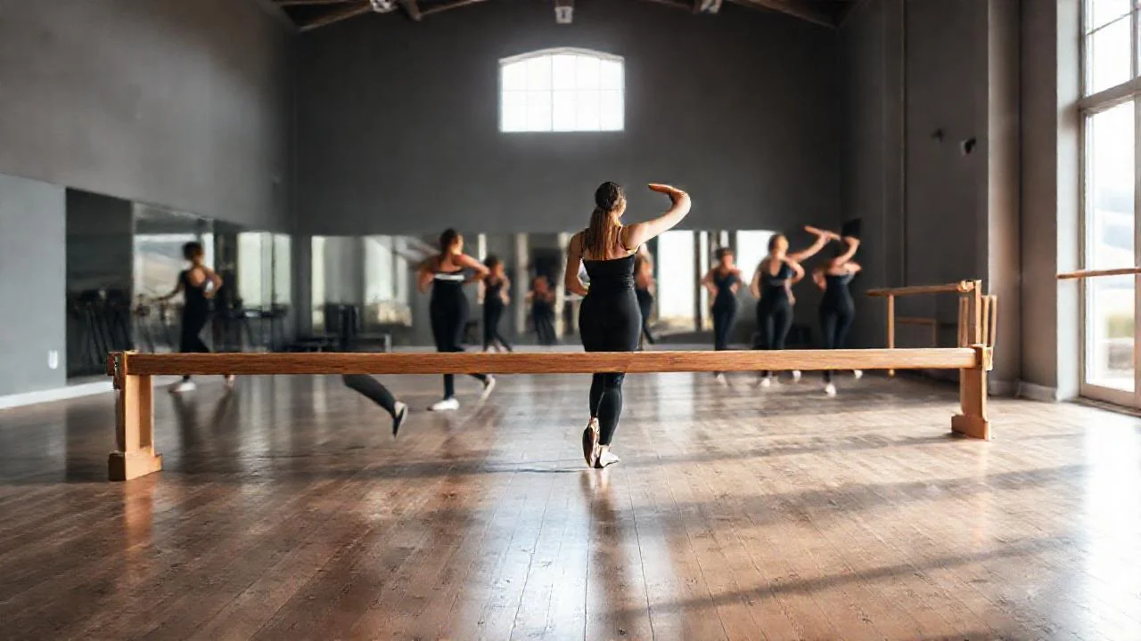 Espacio silencioso, movimiento y madera