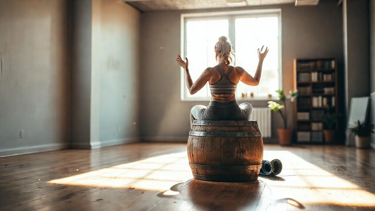 Luz cálida ilumina un estudio tranquilo