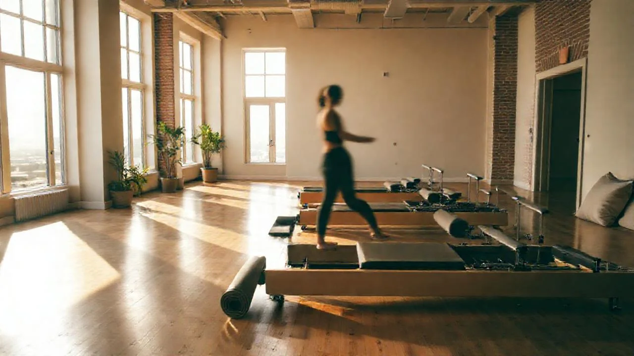 Estudio luminoso, tranquilo y funcional