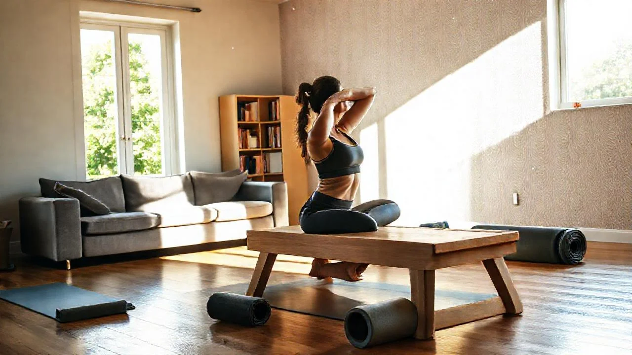 Luz cálida ilumina un espacio sereno