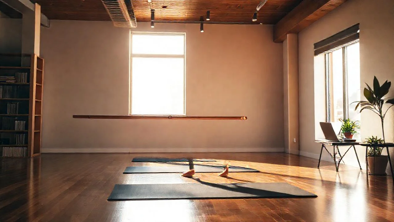 Un estudio luminoso y acogedor se revela