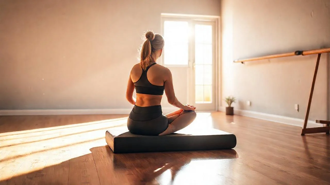 Luz cálida ilumina un estudio sereno