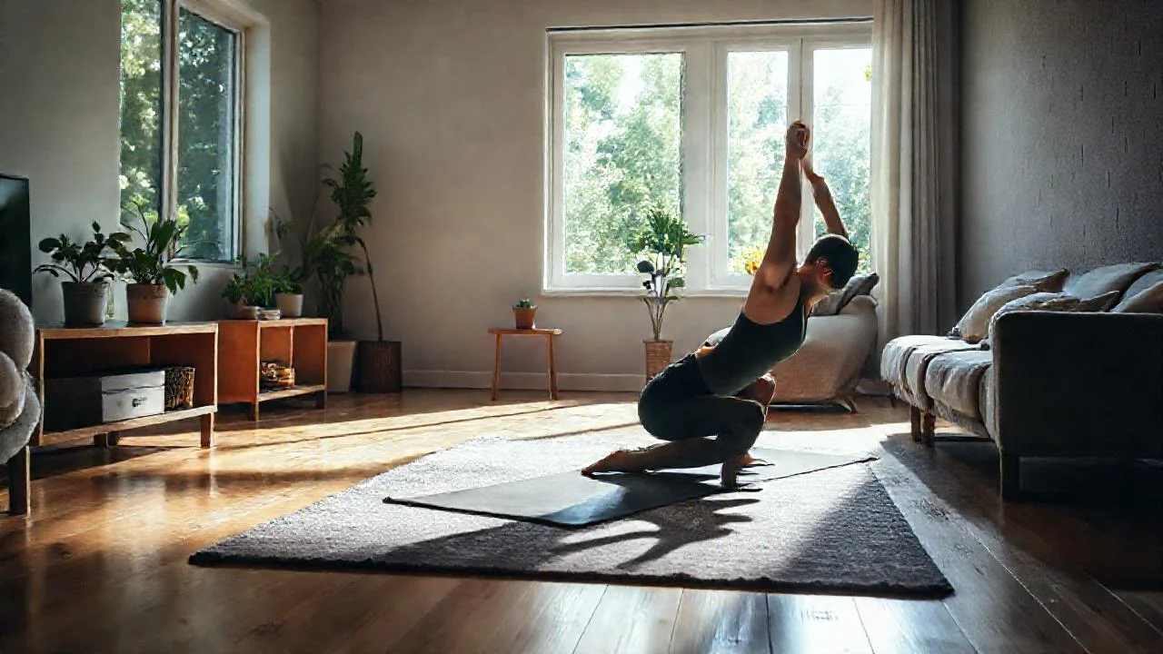 Un espacio tranquilo y soleado respira calma