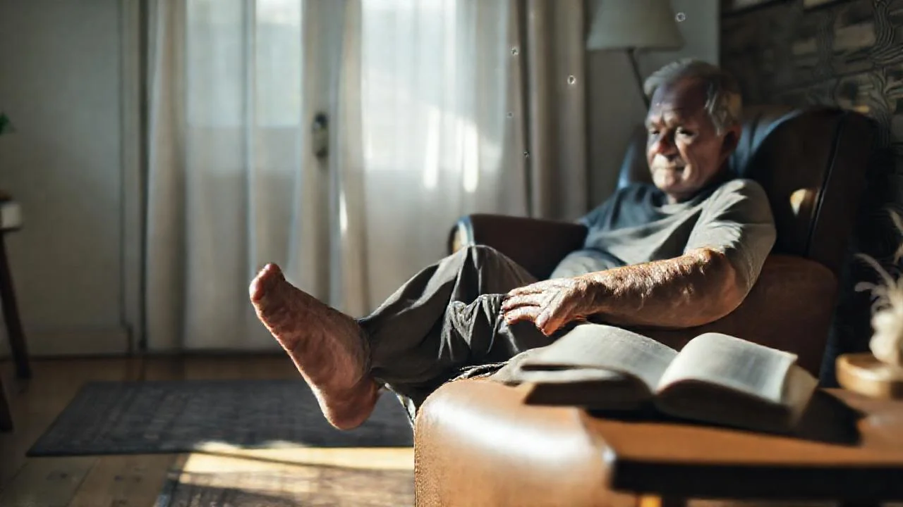 Luz suave ilumina tranquilidad doméstica