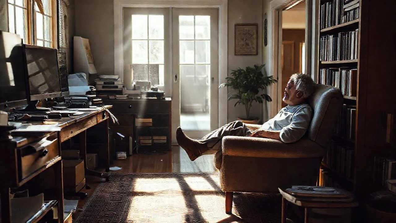 Luz cálida ilumina un espacio ordenado