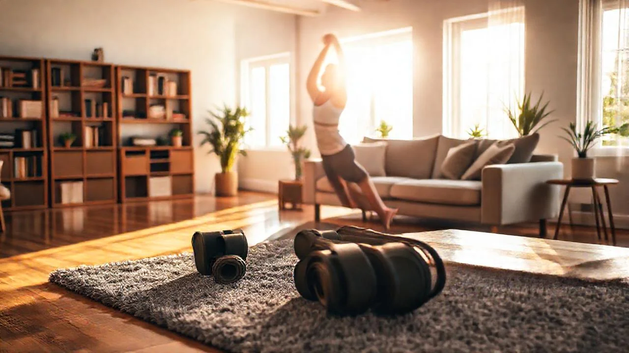 Sol cálido ilumina un espacio sereno