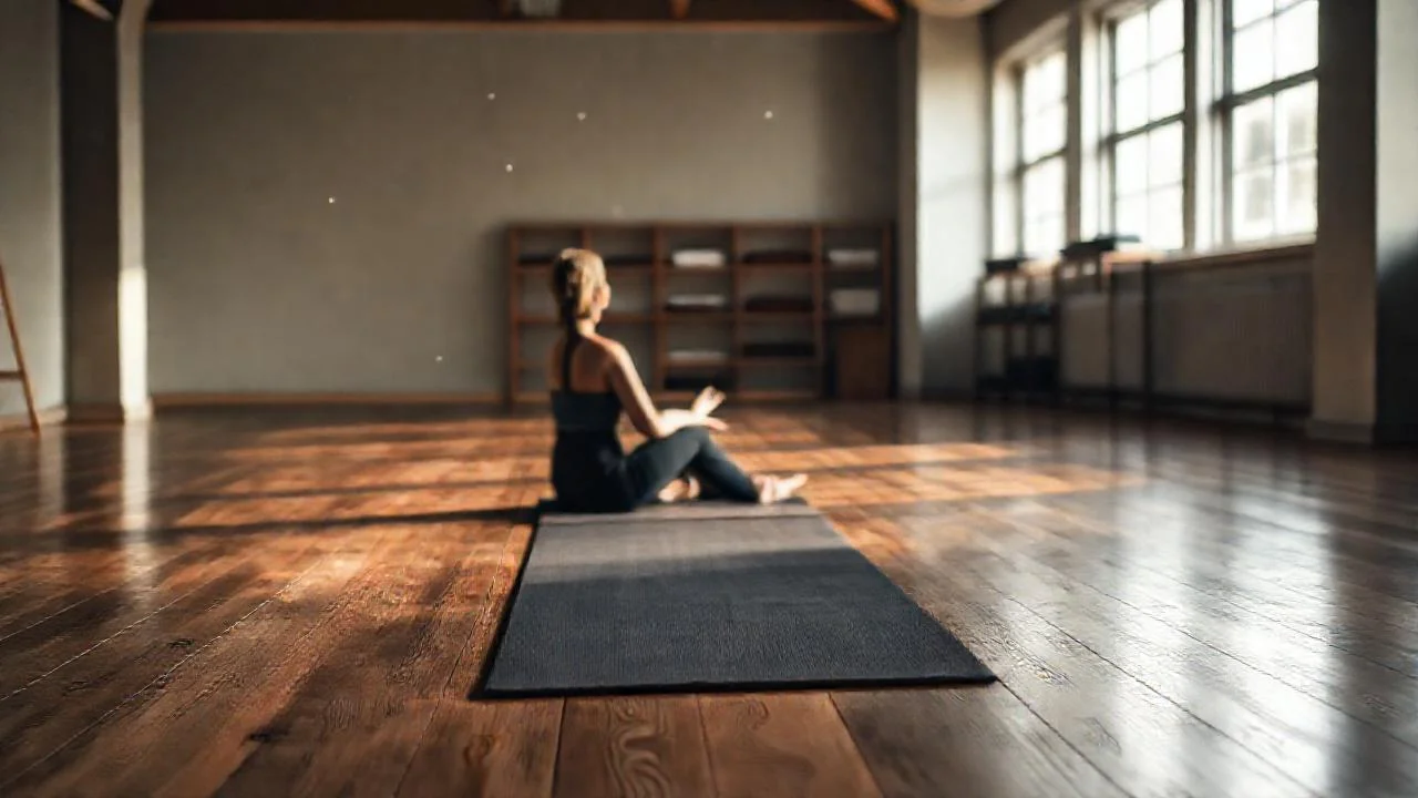 Serenidad, enfoque y quietud en yoga
