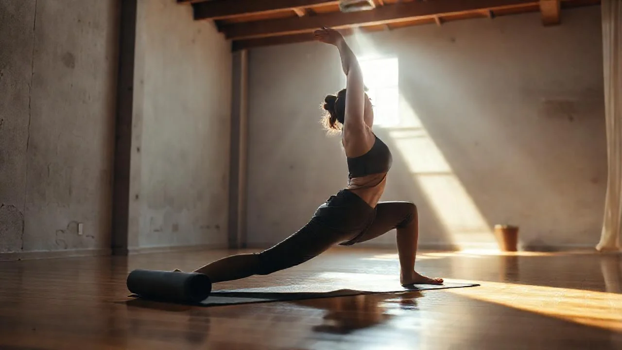 Luz cálida ilumina un estudio sereno