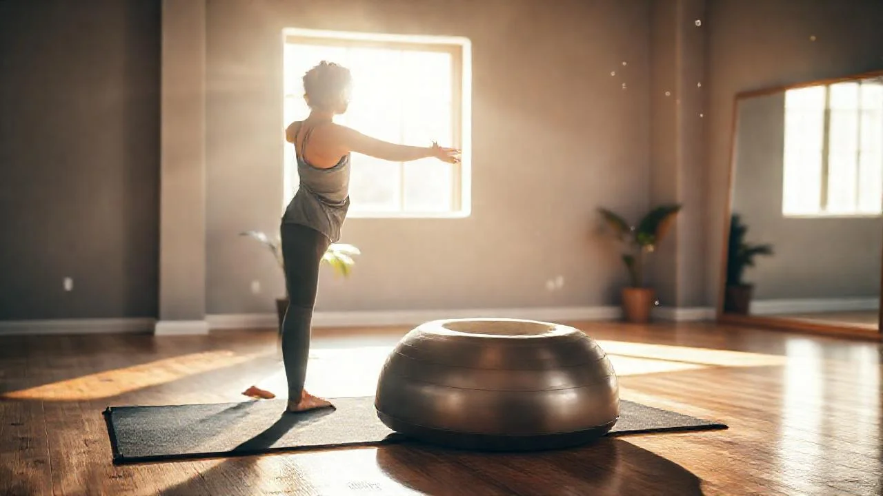 Luz cálida ilumina un estudio sereno