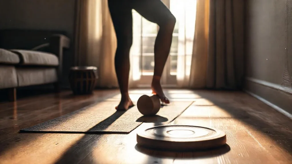 Sol cálido ilumina una postura serena