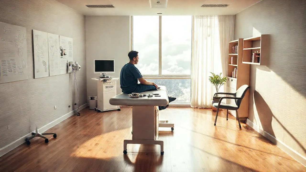 Un consultorio clínico luminoso y funcional