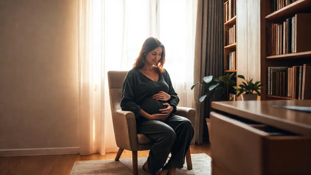 Calma y luz suave en el espacio
