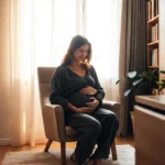 Calma y luz suave en el espacio