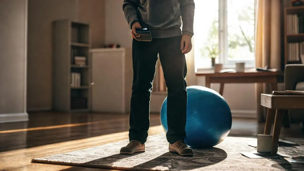 Sol invade un espacio tranquilo y simple