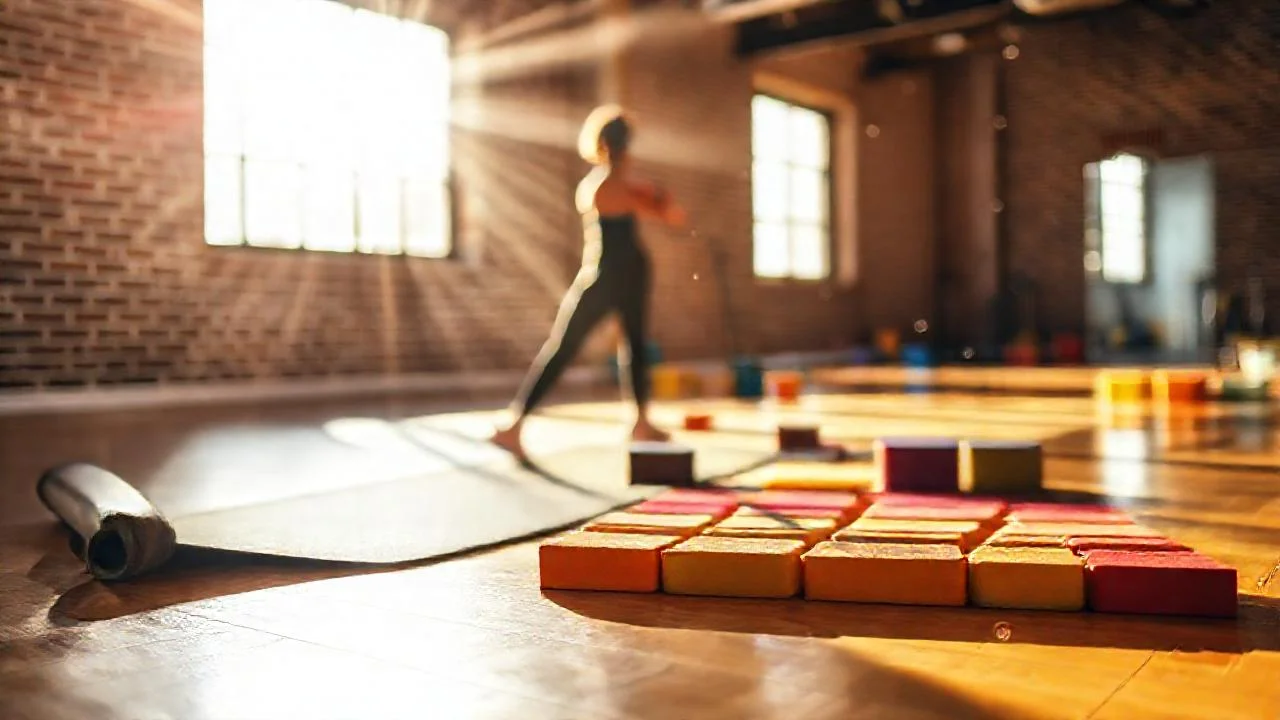 Luz cálida ilumina el estudio