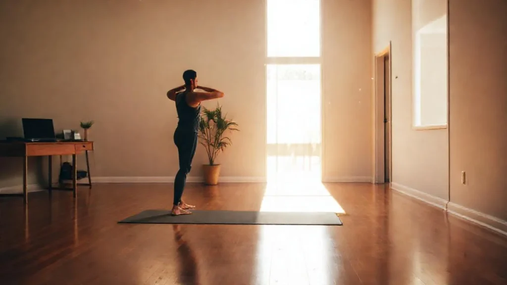 Luz suave ilumina un estudio moderno