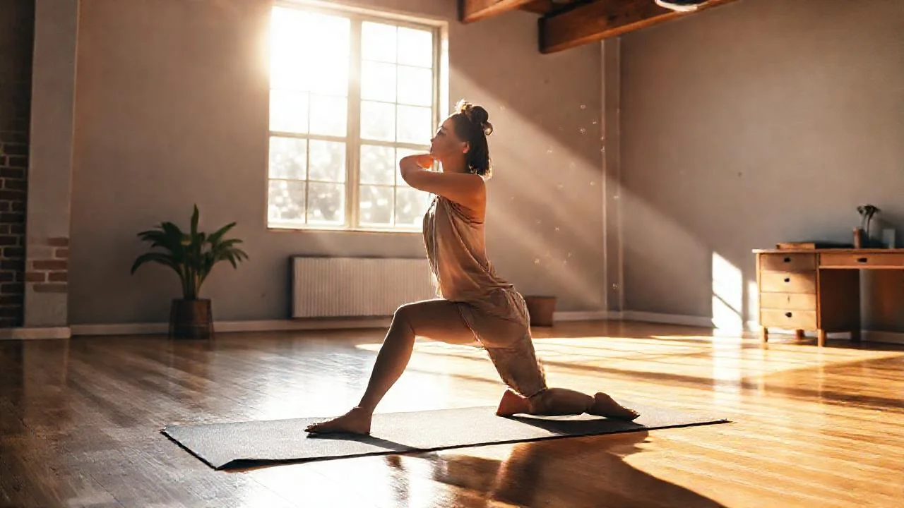 Luz suave ilumina un estudio sereno