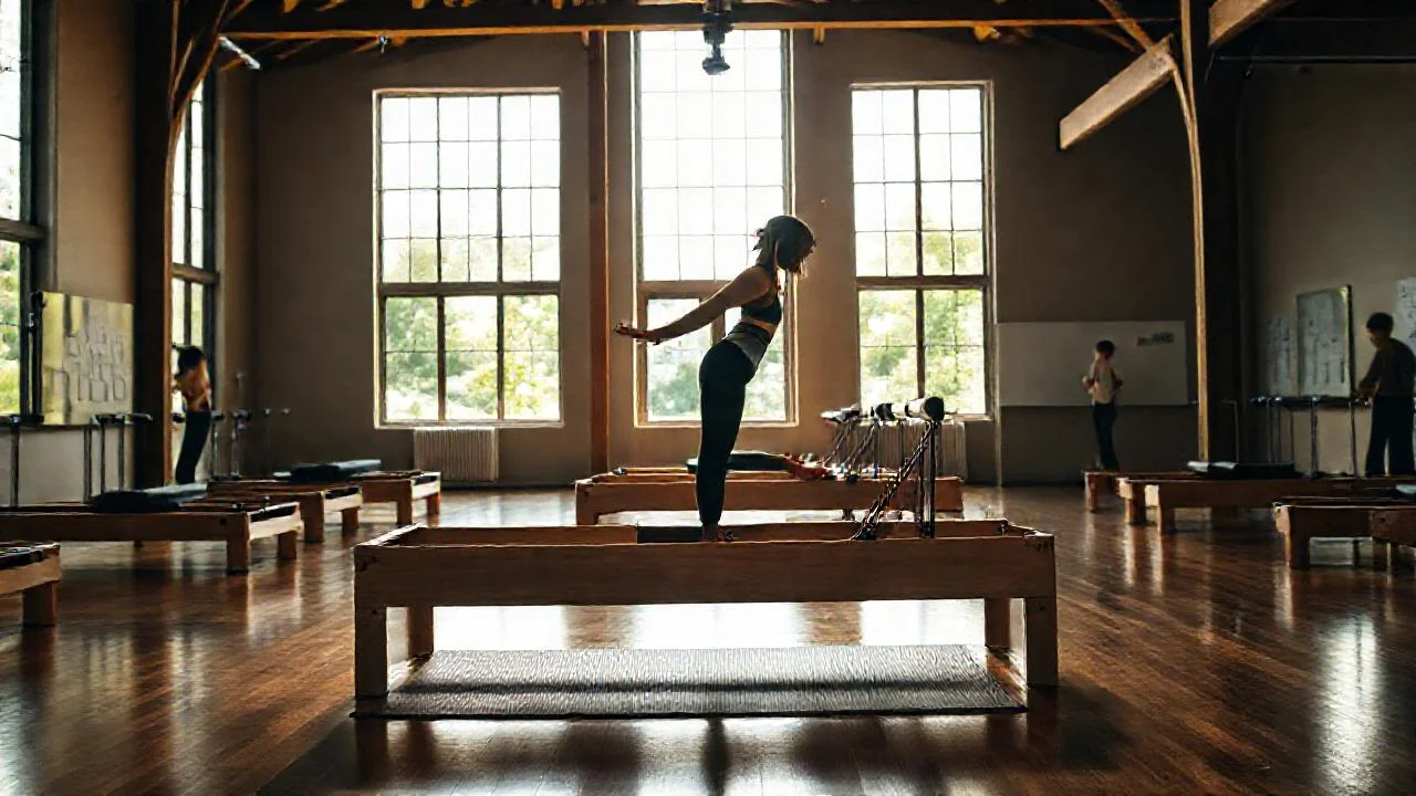 Estudio tranquilo y luminoso para Pilates