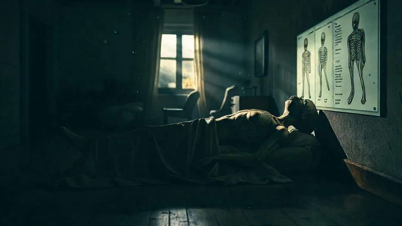 Un estudio silencioso, sombrío y anatómico