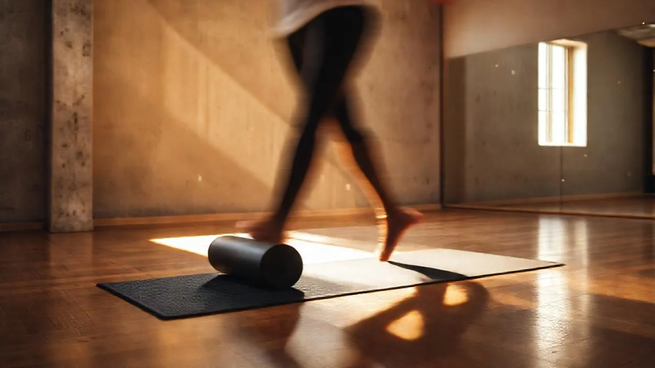 Luz cálida ilumina un estudio silencioso