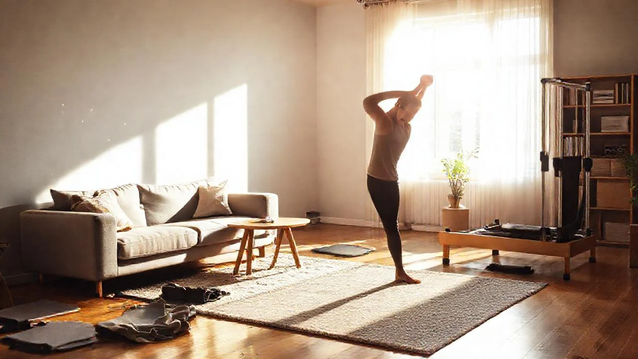 Luz cálida ilumina un espacio tranquilo