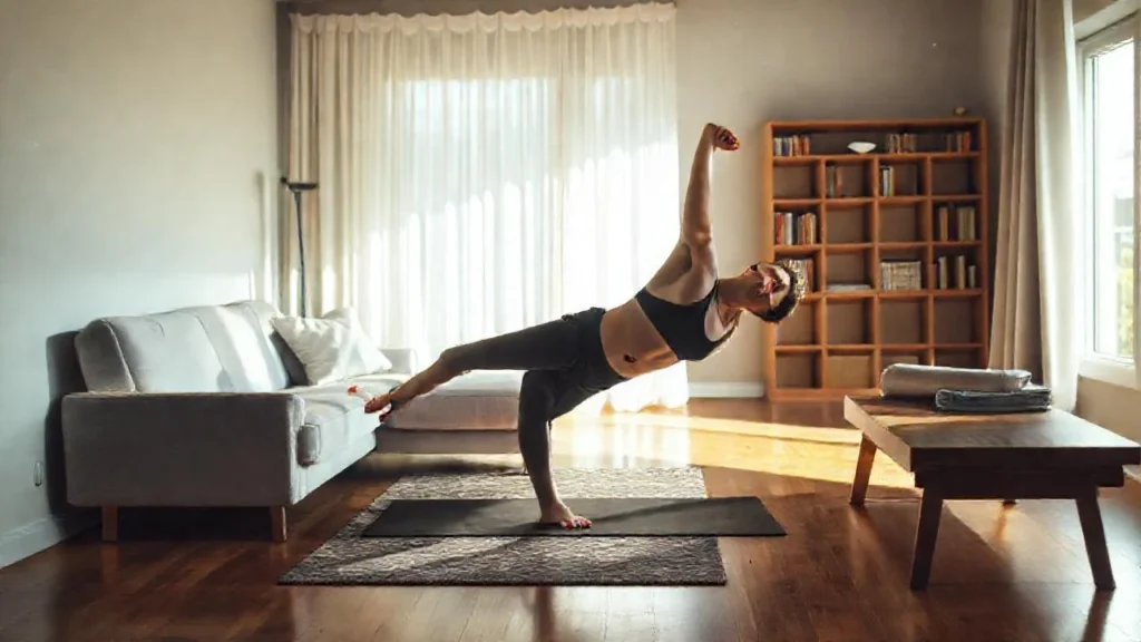 Luz natural ilumina hogar tranquilo y sereno