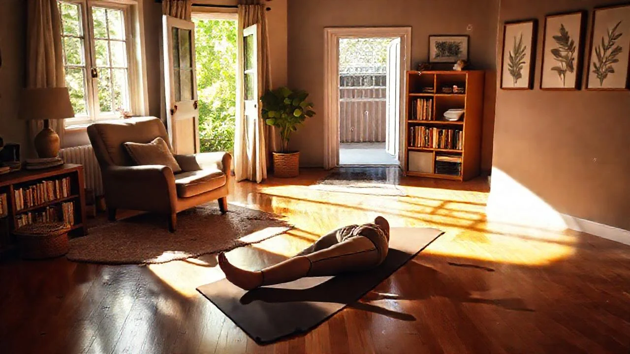 Luz cálida revela un hogar sereno