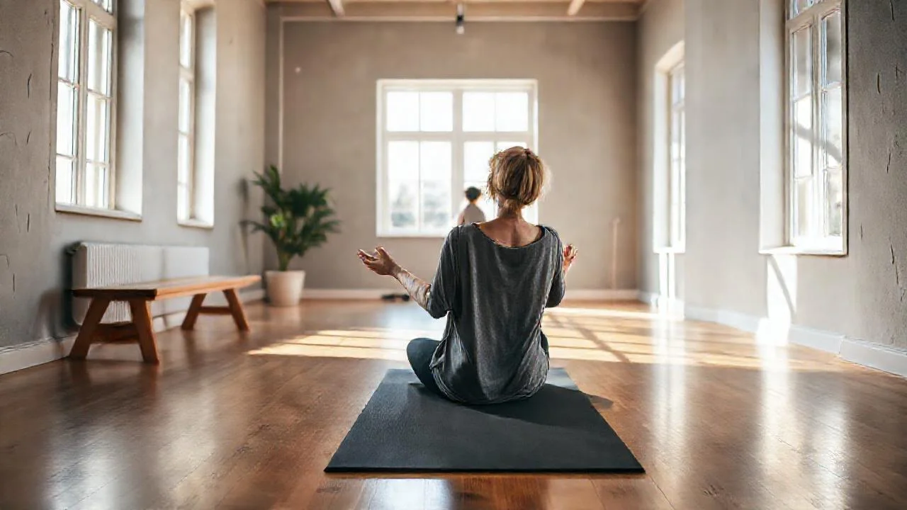 Un estudio tranquilo y luminoso