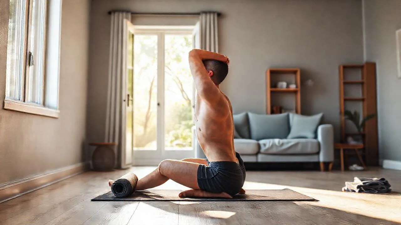 Luz cálida ilumina un hogar tranquilo