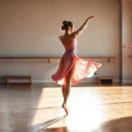 Danza y pilates en luz suave