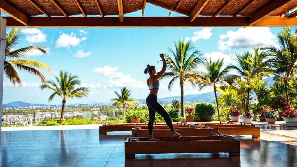 Sol radiante ilumina un estudio tranquilo