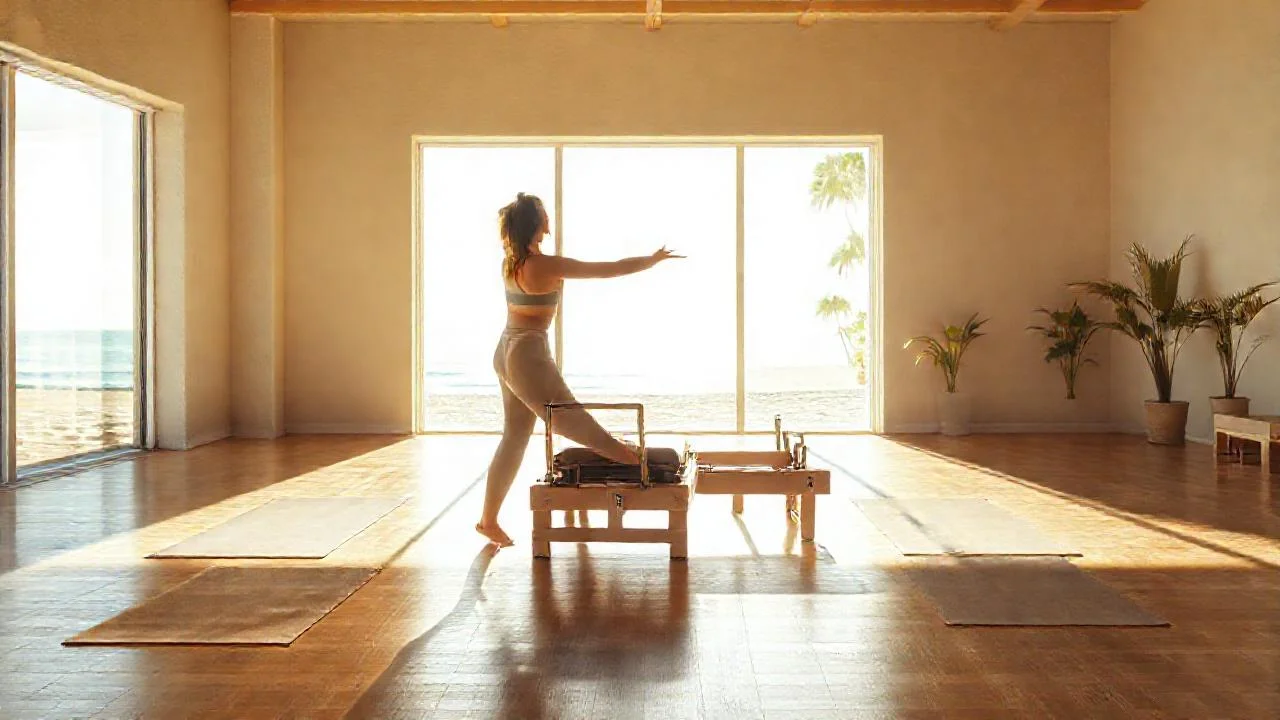 Un estudio sereno, luz y movimiento