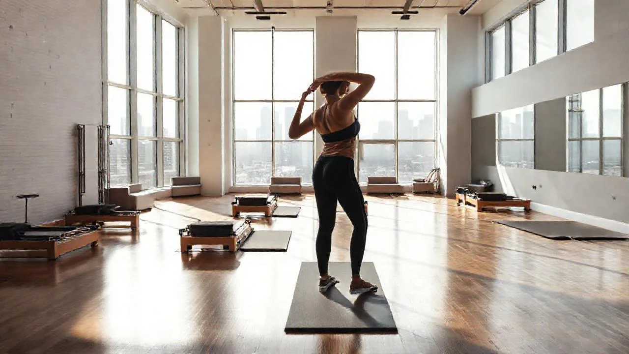 Un estudio minimalista y luminoso en movimiento