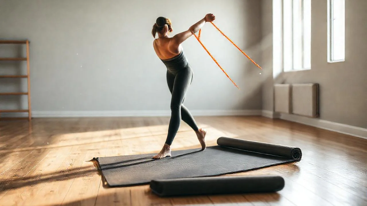 Luz natural ilumina un ejercicio sereno