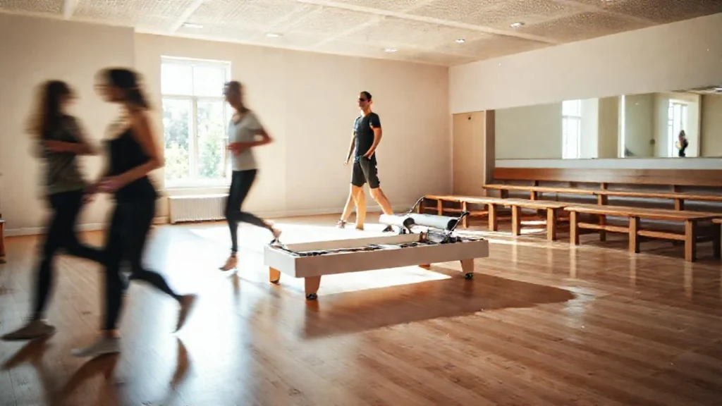 Estudio tranquilo, luz natural y movimiento