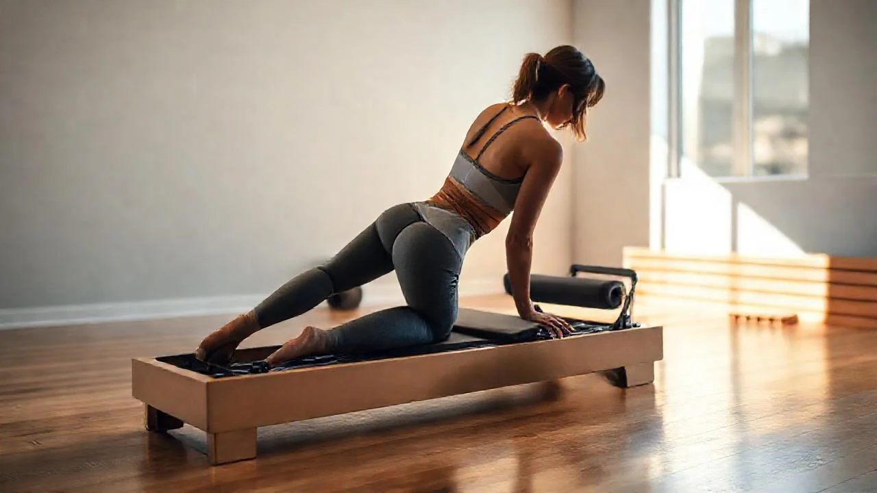 Pilates en luz natural, equilibrio y calma