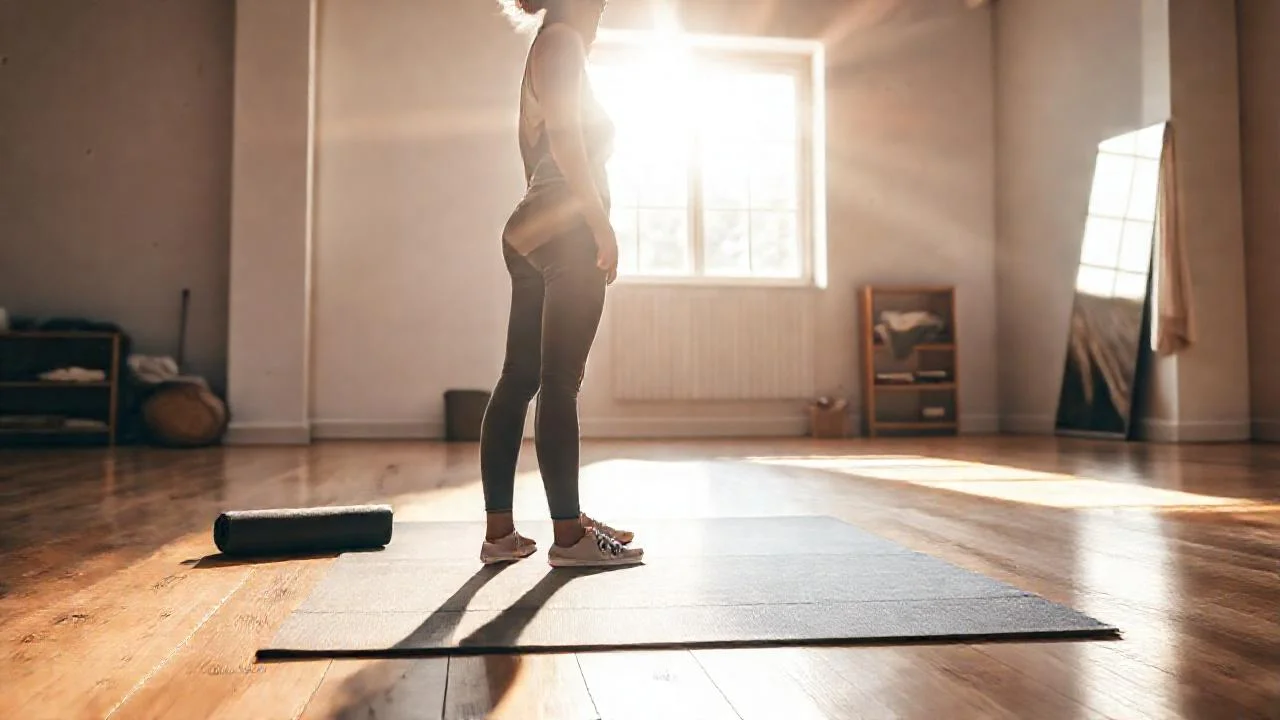 Estudio minimalista, luz y calma