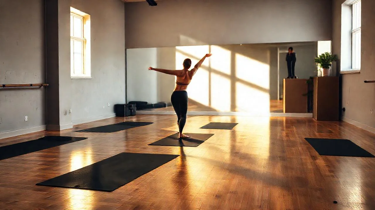 Luz cálida ilumina un estudio sereno