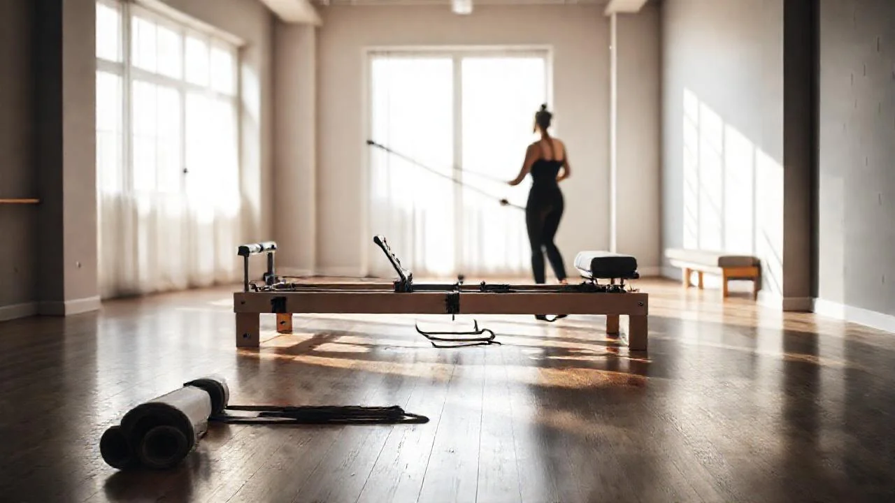 Estudio de Pilates tranquilo y luminoso