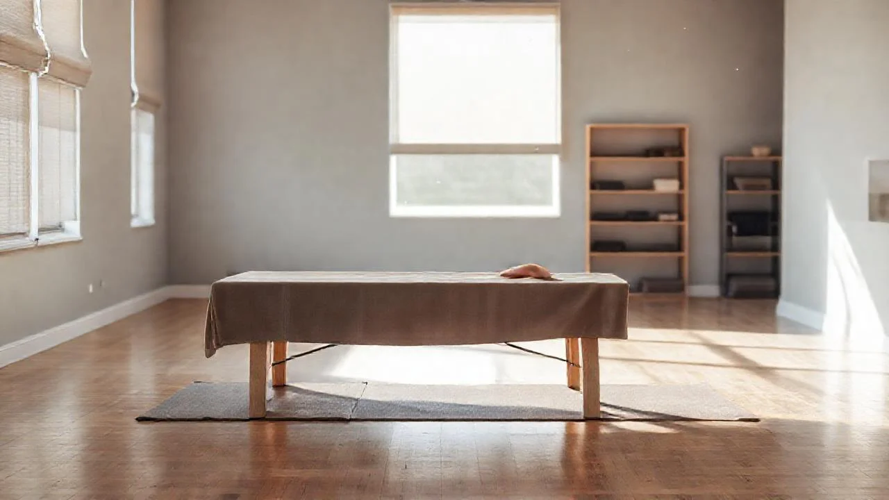 Un estudio tranquilo para el ejercicio