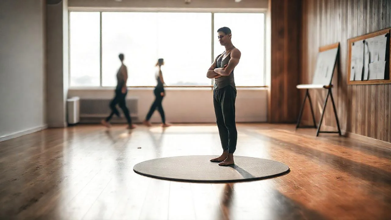 Estudio sereno, luz suave y calma