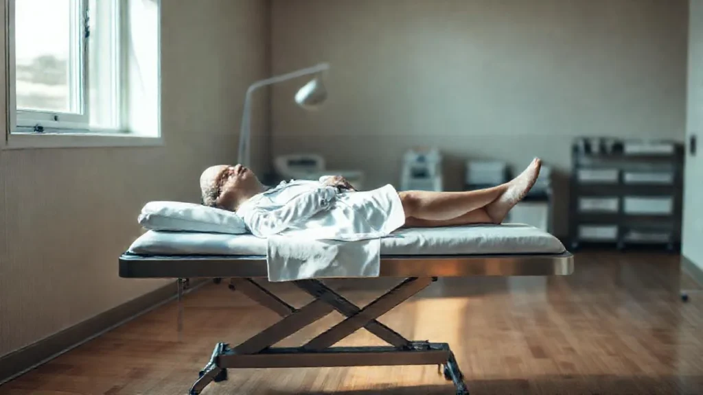 Luz suave ilumina una sala clínica