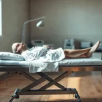 Luz suave ilumina una sala clínica