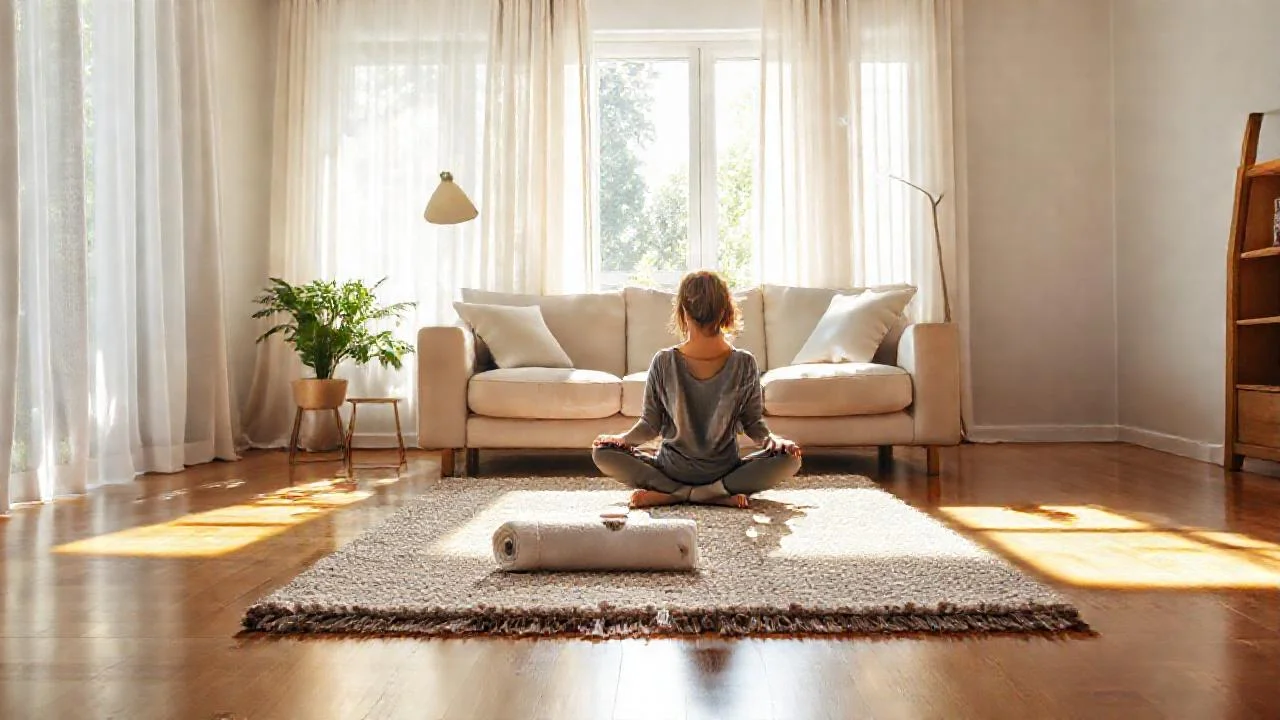 Luz cálida ilumina un espacio sereno