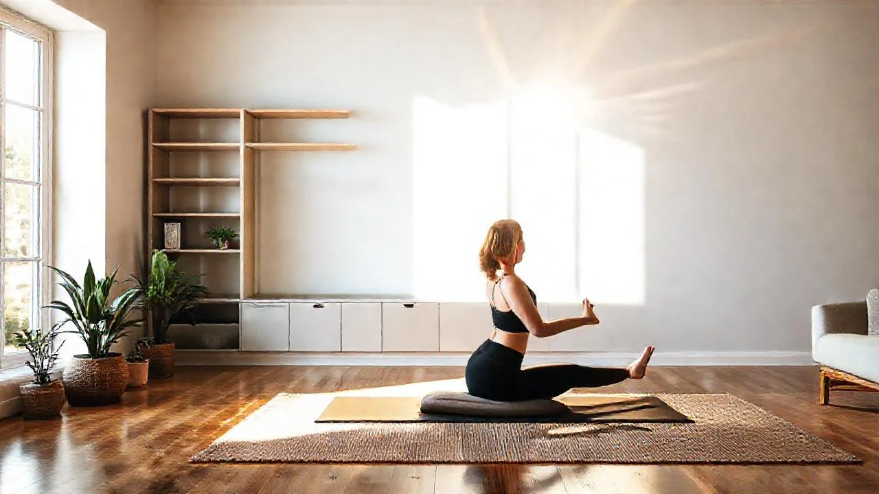 Luz cálida ilumina un espacio sereno